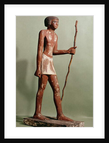 Model of an official by Old Kingdom Egyptian
