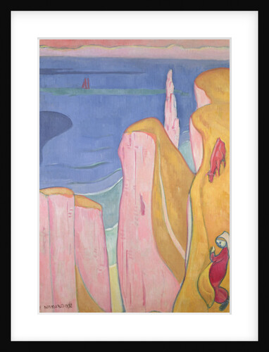 The Cliffs of Yport, 1892 by Emile Bernard