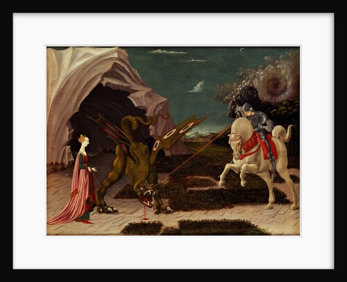 St. George and the Dragon, c.1470 by Paolo Uccello