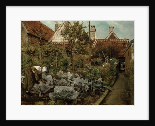 A Flemish Garden by Henri de Braekeleer