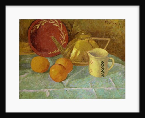 Still Life with Fruit and a Pitcher or Synchronization in Yellow, 1913 by Paul Serusier