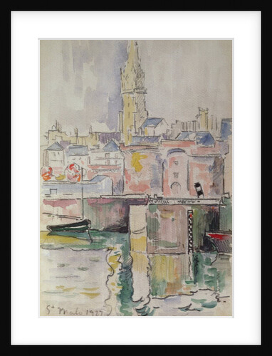 St. Malo, 1927 by Paul Signac