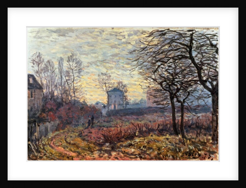 Landscape near Louveciennes, 1873 by Alfred Sisley