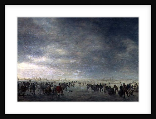 Ice Skaters, 1630-40 by Jan Josephsz van Goyen