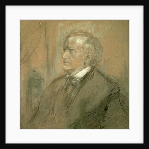 Portrait of Richard Wagner 1868 by Franz Seraph von Lenbach