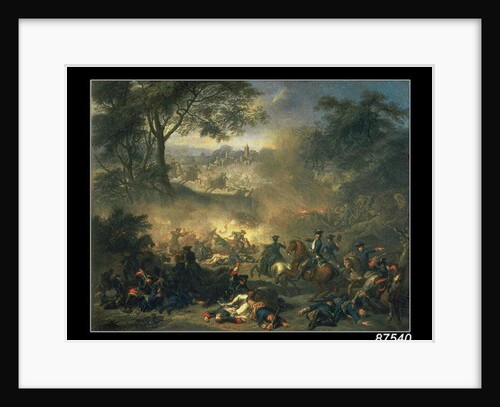 The Battle of Poltava in 1709, 1717 by Jean-Marc Nattier