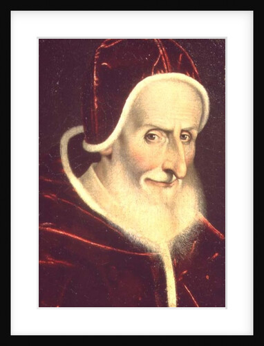 Portrait of Pope Pius V 1576-80 by Scipione Pulzone