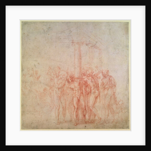 Inv. 1895 6-15-500. R. The Flagellation of Christ by Michelangelo Buonarroti