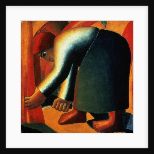 Woman Cutting, c.1900 by Kazimir Severinovich Malevich