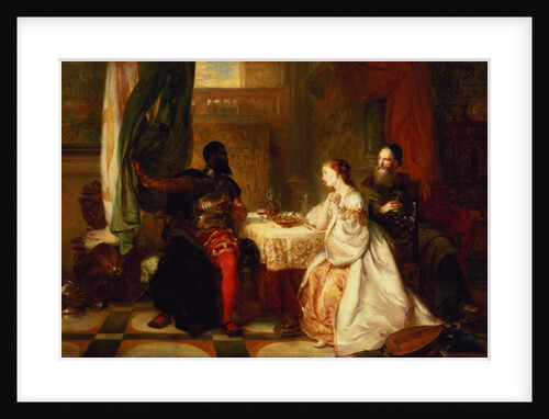 Othello Relating His Adventures to Desdemona, 1869 by Robert Alexander Hillingford