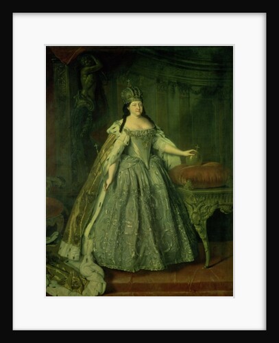 Portrait of the Empress Anna Ivanovna 1730 by Louis Caravaque