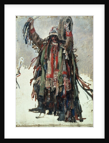 A Shaman, sketch for 'Yermak Conquers Siberia', 1893 by Vasilij Ivanovic Surikov