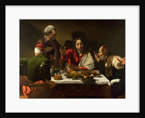 The Supper at Emmaus, 1601 by Michelangelo Merisi da Caravaggio