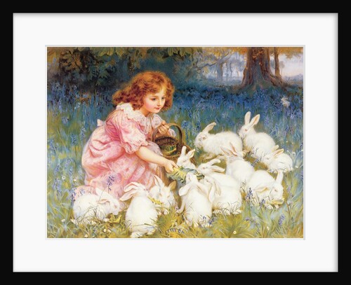Feeding the Rabbits by Frederick Morgan