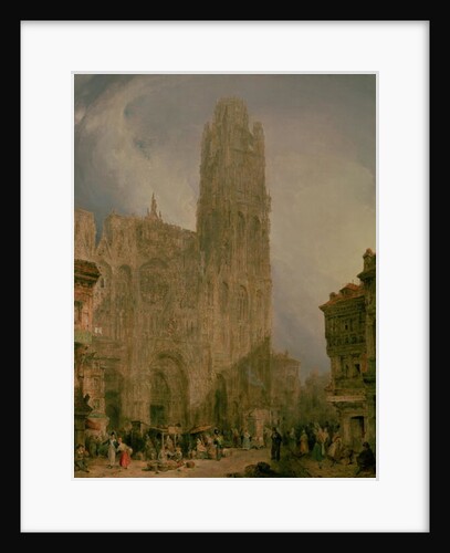 West Front of Notre Dame, Rouen by David Roberts