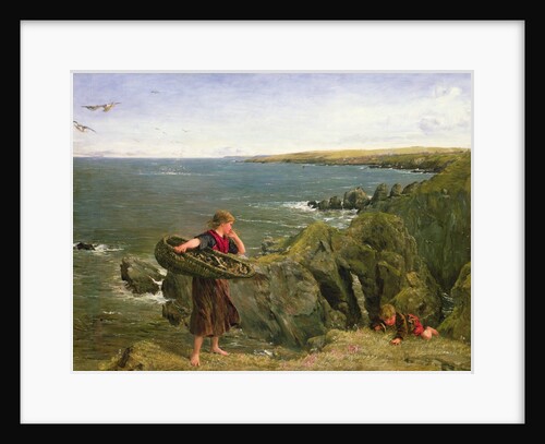 Mushroom Gatherers, 19th century by James Clarke Hook