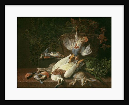 Still of Game and Vegetables by Hieronymus the Elder Galle