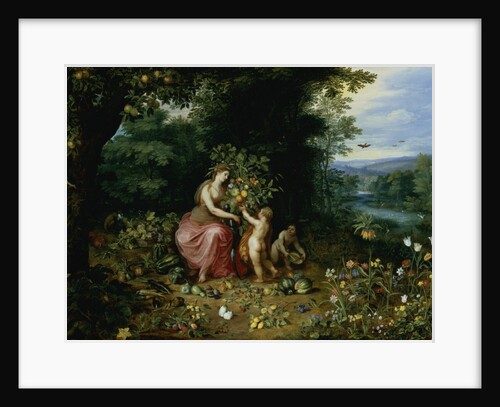 Allegory of Abundance by Jan the Younger Brueghel