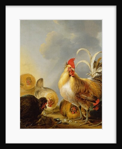 A Group of Farmyard Fowl, 1643 by Gysbert Hondecoeter