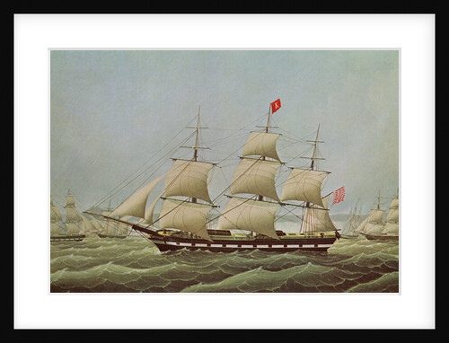 Full-rigged Ship `Bremerhaven' ex 'Rochester' by Anonymous Anonymous