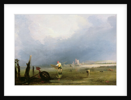 Beach at Shoreham by Anthony Vandyke Copley Fielding