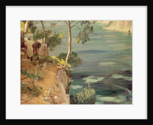 The Blue Bay: Mr Churchill on the Riviera by John Lavery