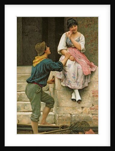 The Fisherman's Wooing by Eugen von Blaas