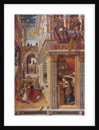 The Annunciation with St. Emidius, 1486 by Carlo Crivelli