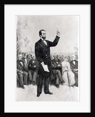Lincoln's Address at Gettysburg, 1895 by Stephen James Ferris