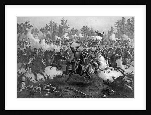 The Battle of Cedar Creek, Oct. 19th, 1864, pub. by Kurz & Allison, Chicago, 1890 by American School