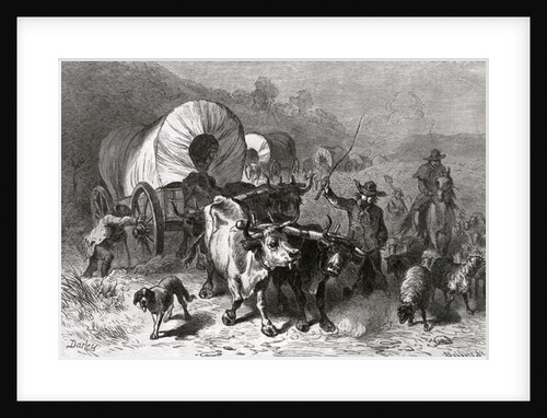 Emigration to the Western Country by Felix Octavius Carr (after) Darley