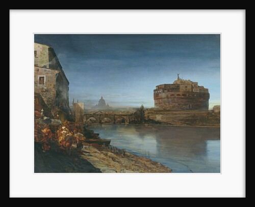 Castel Sant' Angelo at Dusk, 1882 by Oswald Achenbach