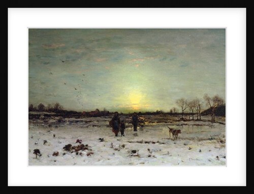 Winter Landscape at Sunset by Ludwig Munthe
