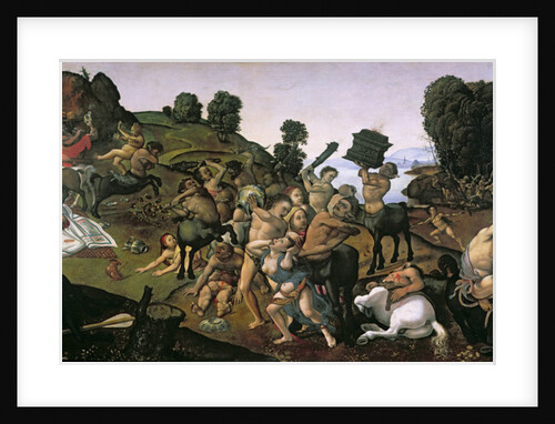 The Fight Between the Lapiths and the Centaurs, detail, c. 1500-15 by Piero di Cosimo