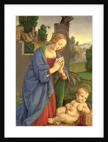 The Virgin Adoring the Child, 1490-1500 by Lorenzo di Credi