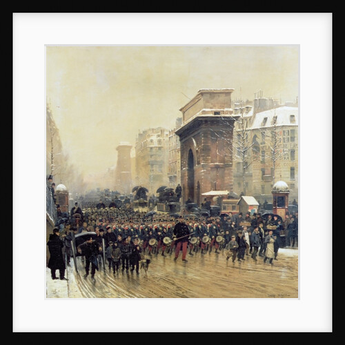 The Passing Regiment, 1875 by Jean-Baptiste Edouard Detaille