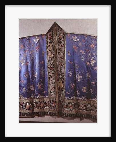 Taoist Robe From an Imperial Temple, with Emblems of the Sun and Moon, Chinese, Ch'ing Dynasty, 18th century, by Anonymous