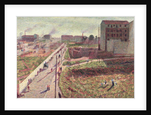 Workshops at Porta Romana, 1909 by Umberto Boccioni
