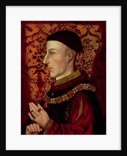 Portrait of Henry V by School English