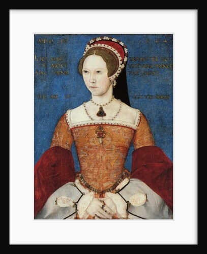 Portrait of Mary I, or Mary Tudor, at the Age of 28, 1544 by John Master