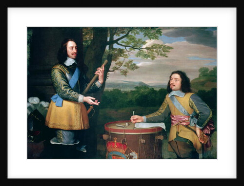 Portrait of Charles I King of England and Sir Edward Walker by English School