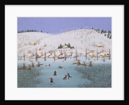 On the Frozen Lake, 1987 by Magdolna Ban