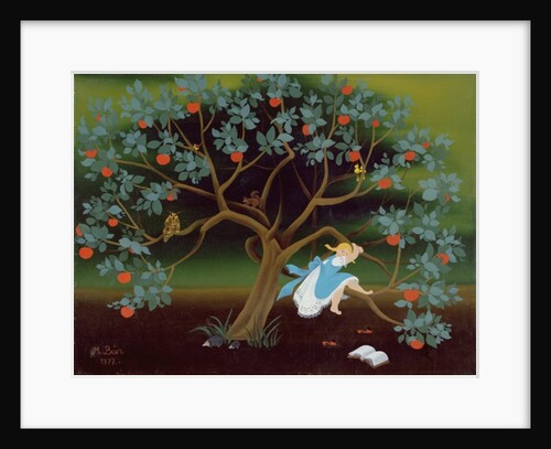 Little Girl on the Tree of Dreams by Magdolna Ban