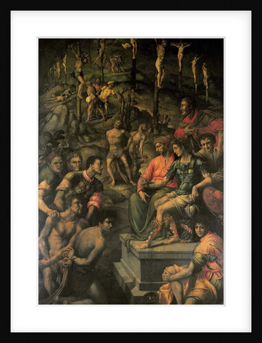 The Ten Thousand Martyrs by Francesco Ubertini Il Bacchiacca