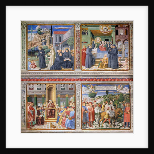 Episodes from the Life of St. Augustine, 1463-65 by Benozzo di Lese di Sandro Gozzoli