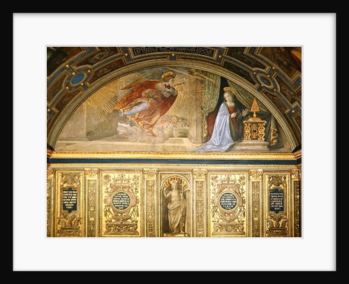 The Annunciation by Domenico (1449-94) Ghirlandaio