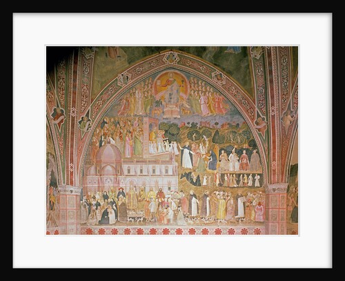The Church Militant and Triumphant, in the Spanish Chapel, c.1369 by Andrea di Bonaiuto (fl.1343-77)