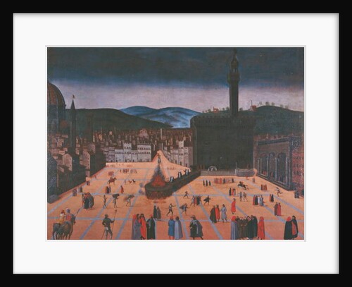 The Execution of Girolamo Savonarola by School Italian