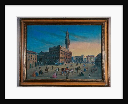 Palazzo Vecchio in the Piazza della Signoria, Florence by Italian School
