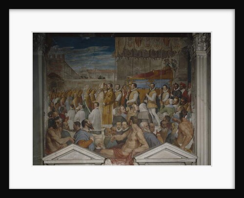 Procession of the body of Saint Antoninus, 1589 by Domenico Cresti